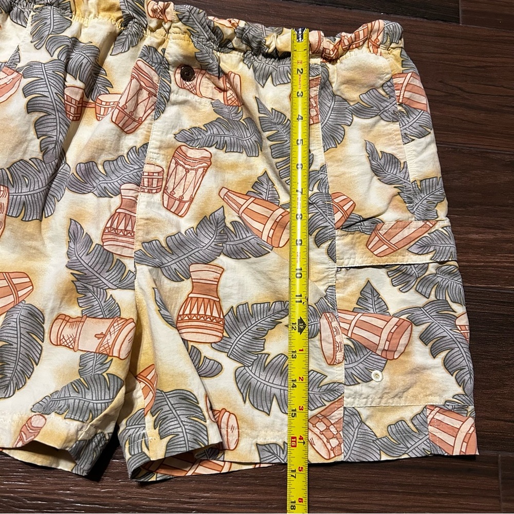Tommy Bahama Men’s Swim Trunks Large Yellow Bongos Foliage - Picture 6 of 10